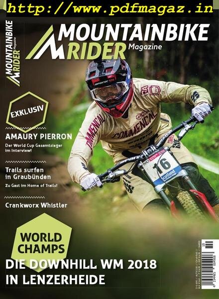 Mountainbike Rider – Oktober 2018 Cover