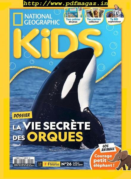 National Geographic Kids France – Juillet-Aout 2019 Cover