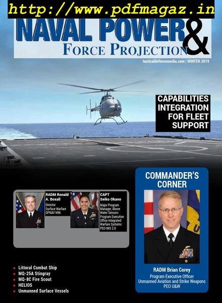 Naval Power & Force Projection – Winter 2019 Cover