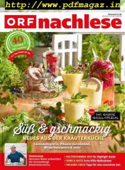 ORF nachlese – Juni 2019