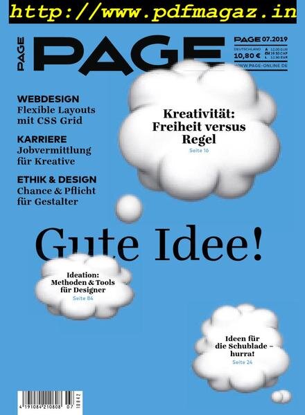 Page – Mai 2019 Cover