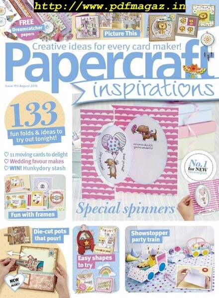 PaperCraft Inspirations – August 2019 Cover