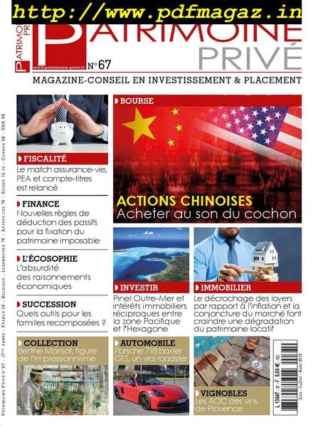 Patrimoine Prive – juin 2019 Cover