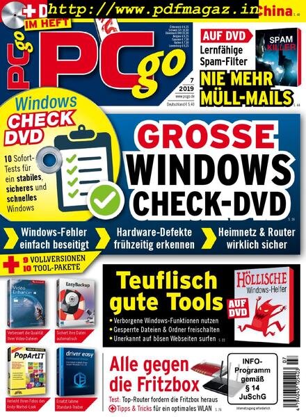 PCgo – Juli 2019 Cover