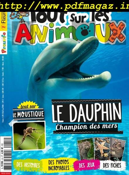 Pirouette Tout sur les Animaux – juillet 2019 Cover