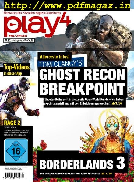 Play4 Germany – Juli 2019 Cover