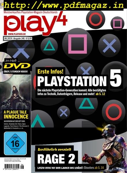 Play4 – Mai 2019 Cover