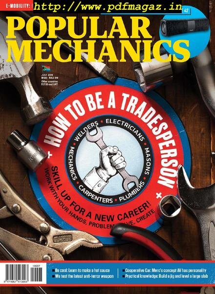 Popular Mechanics South Africa – July 2019 Cover