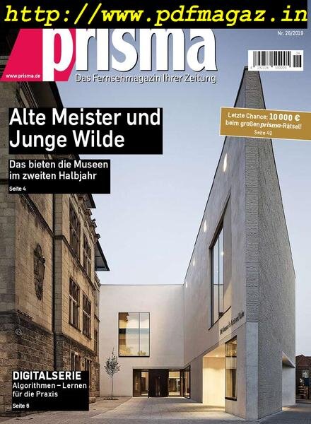 Prisma – 29 Juni 2019 Cover
