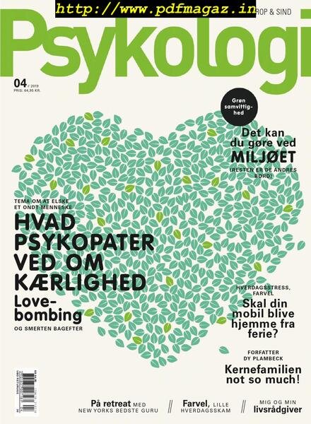 Psykologi – april 2019 Cover