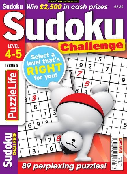 PuzzleLife Sudoku Challenge – June 2019 Cover
