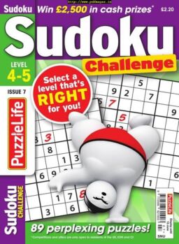PuzzleLife Sudoku Challenge – May 2019