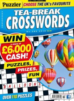 Puzzler Tea-Break Crosswords – May 2019