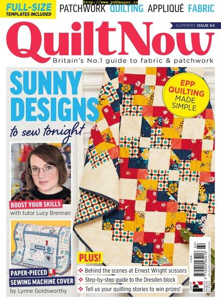 Quilt Now – June 2019 Cover
