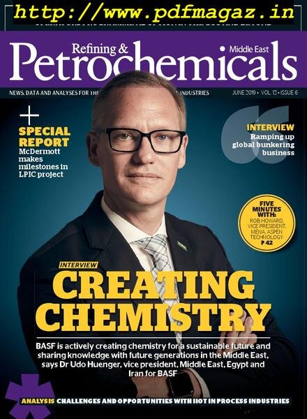 Refining & Petrochemicals Middle East – June 2019 Cover