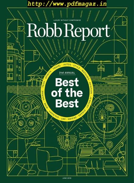 Robb Report USA – June 2019 Cover