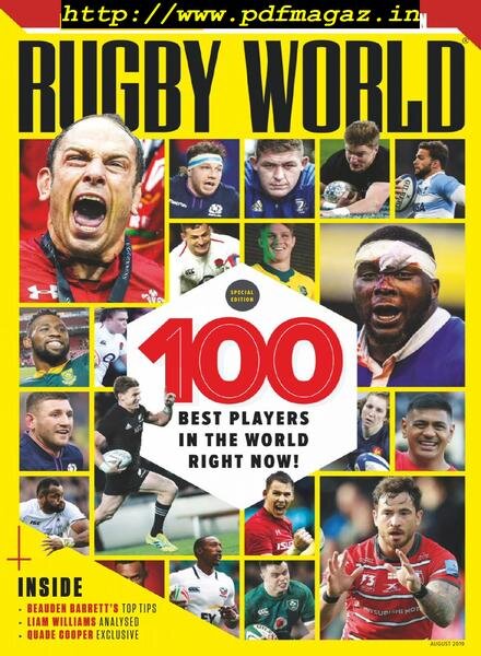 Rugby World – August 2019 Cover