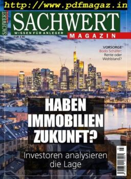 Sachwert Magazin – Mai 2019