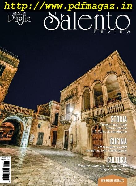 Salento Review – Vol 6 N 3 2019 Cover