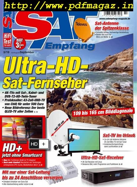 Sat Empfang – Juli-September 2019 Cover
