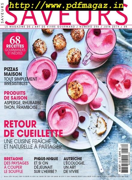 Saveurs France – Juin 2019 Cover