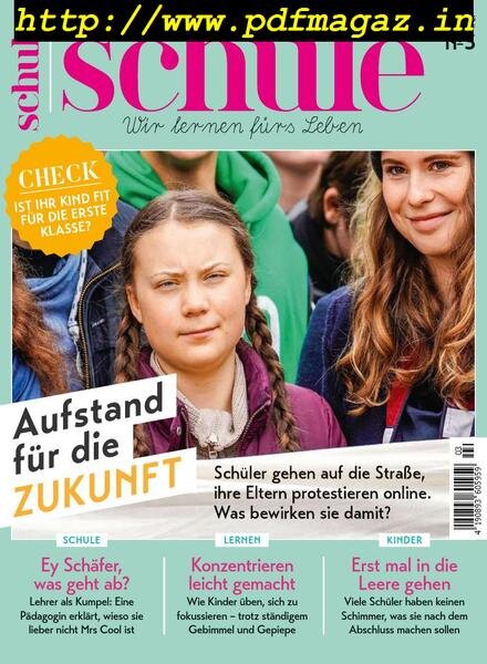 Schule – Juni-August 2019 Cover