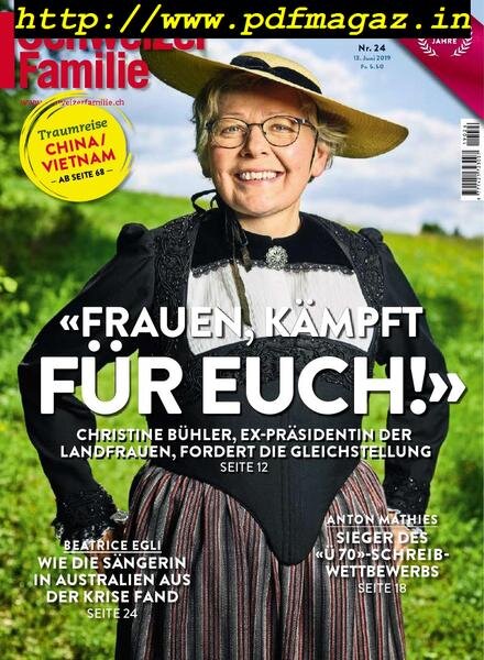Schweizer Familie – 13 Juni 2019 Cover