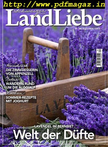 Schweizer Landliebe – Juli-August 2019 Cover