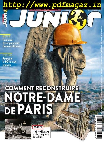 Science & Vie Junior – juillet 2019 Cover
