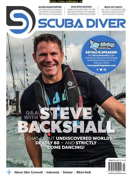 Scuba Diver UK – July 2019 Cover