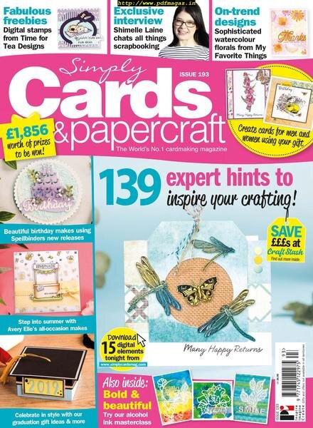 Simply Cards & Papercraft – June 2019 Cover
