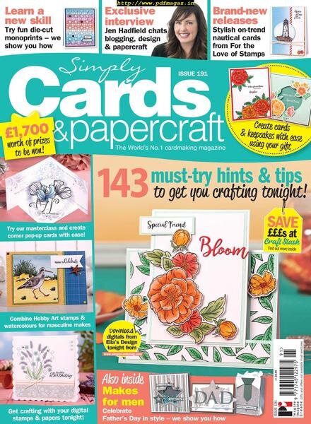 Simply Cards & Papercraft – May 2019 Cover