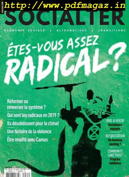 Socialter – juin 2019 Cover