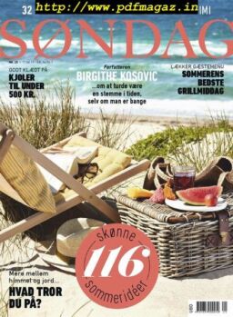Sondag – 17 juni 2019
