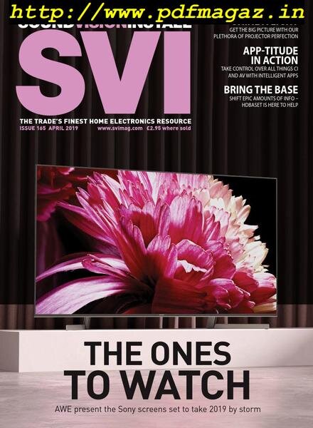 Sound Vision Install – April 2019 Cover