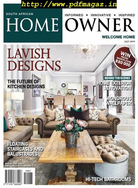 South African Home Owner – July 2019 Cover