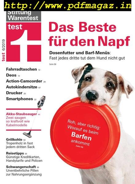 Stiftung Warentest Test – Juni 2019 Cover