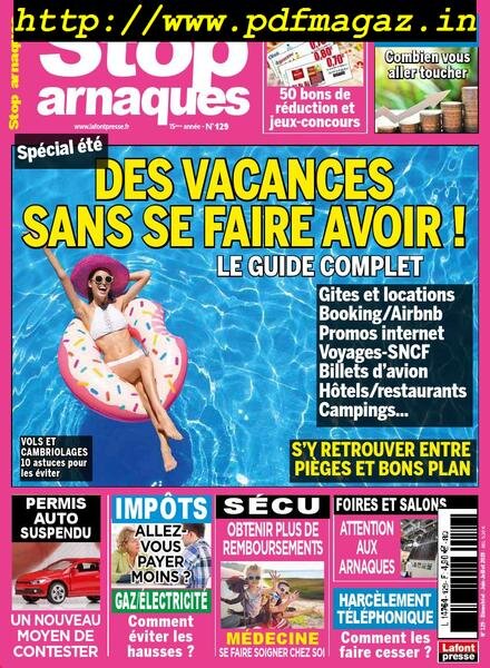 Stop Arnaques – mai-juin 2019 Cover