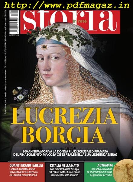 Storia in Rete – Giugno 2019 Cover