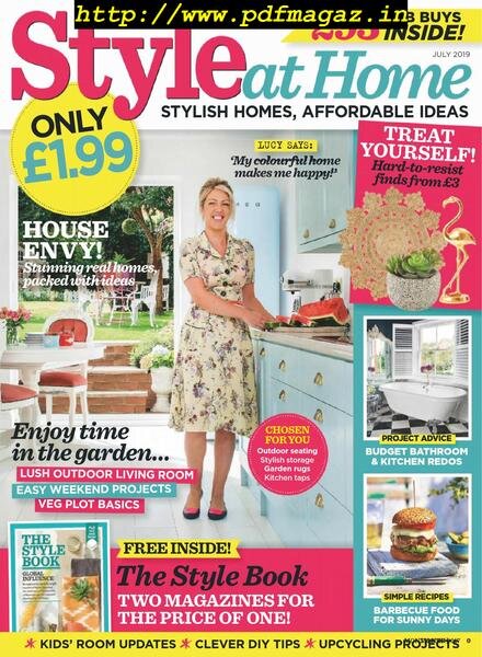Style at Home UK – July 2019 Cover