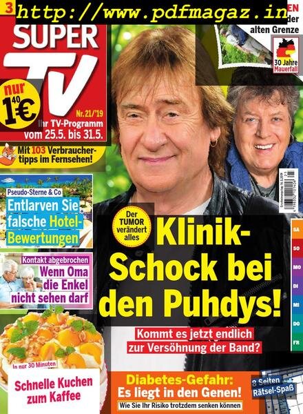 Super TV – 16 Mai 2019 Cover