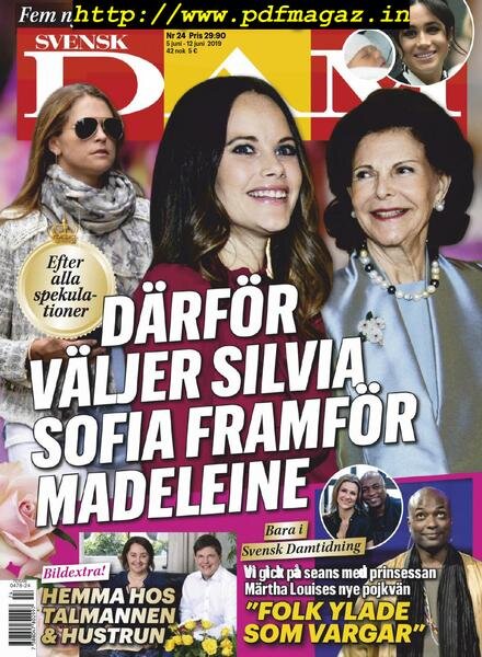 Svensk Damtidning – 05 juni 2019 Cover