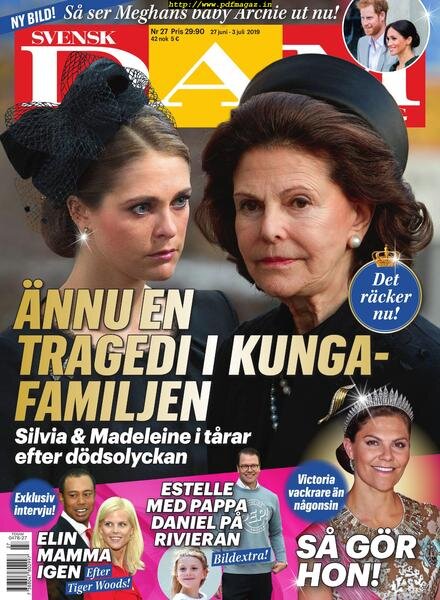Svensk Damtidning – 27 juni 2019 Cover