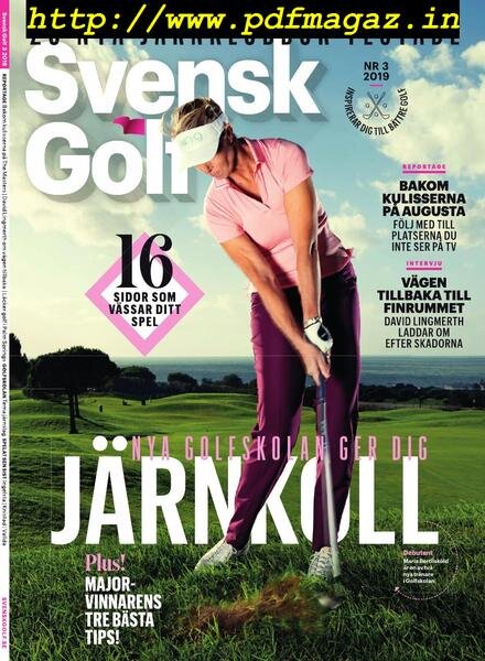 Svensk Golf – april 2019 Cover