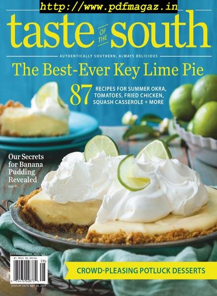 Taste of the South – July 2019 Cover