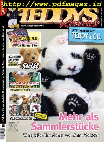Teddys Kreativ – Oktober 2016 Cover
