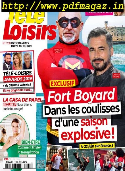 Tele Loisirs – 17 Juin 2019 Cover
