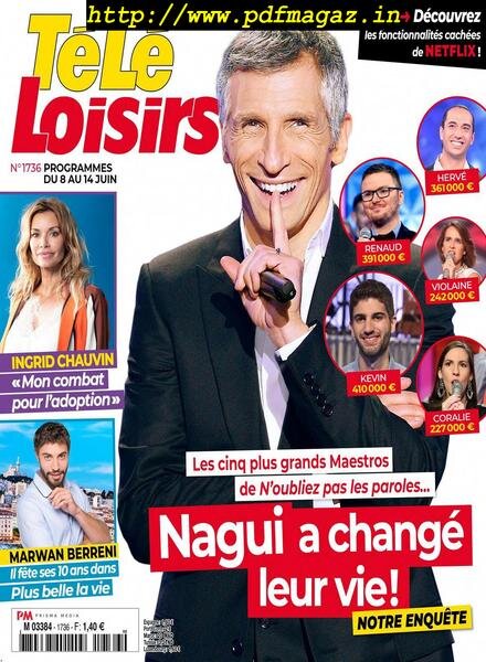 Tele Loisirs – 3 Juin 2019 Cover