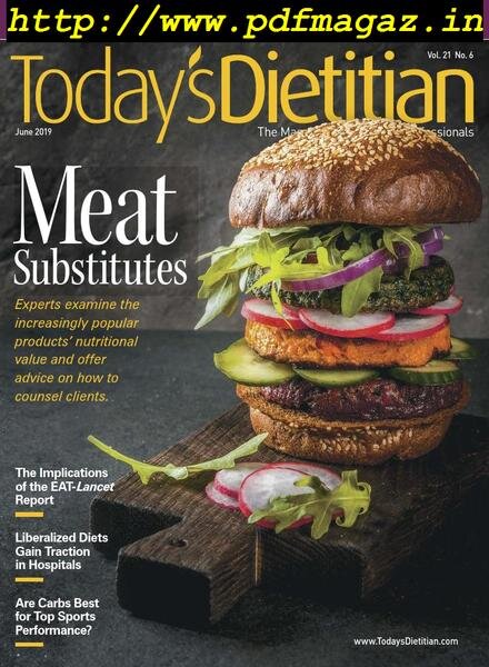 Today’s Dietitian – June 2019 Cover