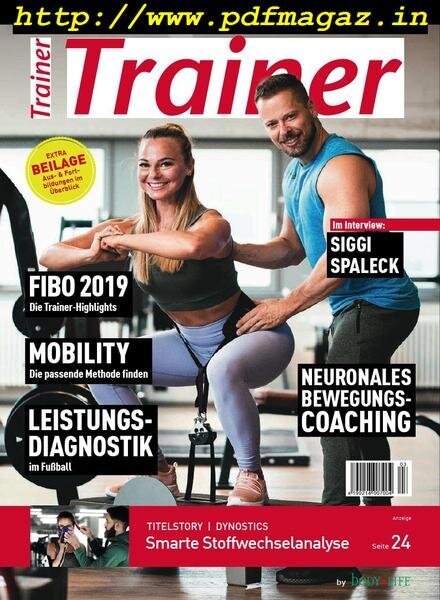 Trainer – Juni 2019 Cover